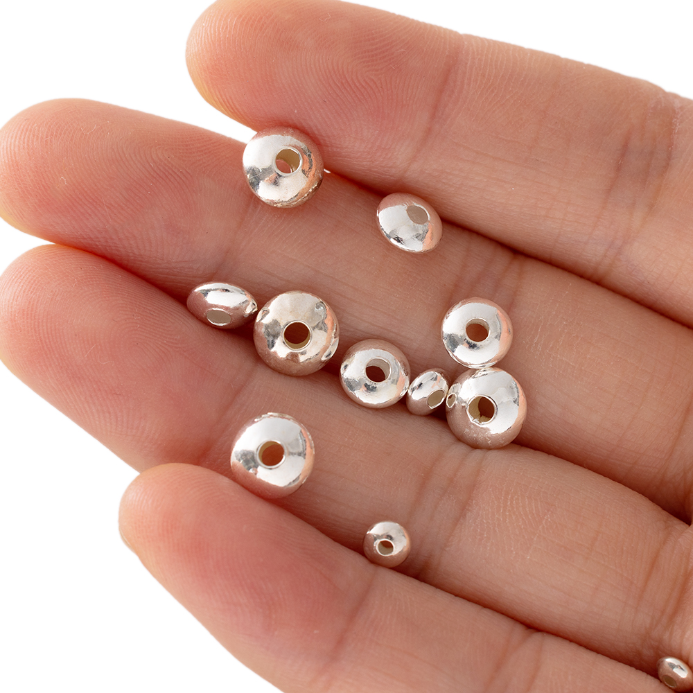 Jewelry Making Silver - 10pcs 3/4/5/6/7/8mm Real 925 Sterling Silver