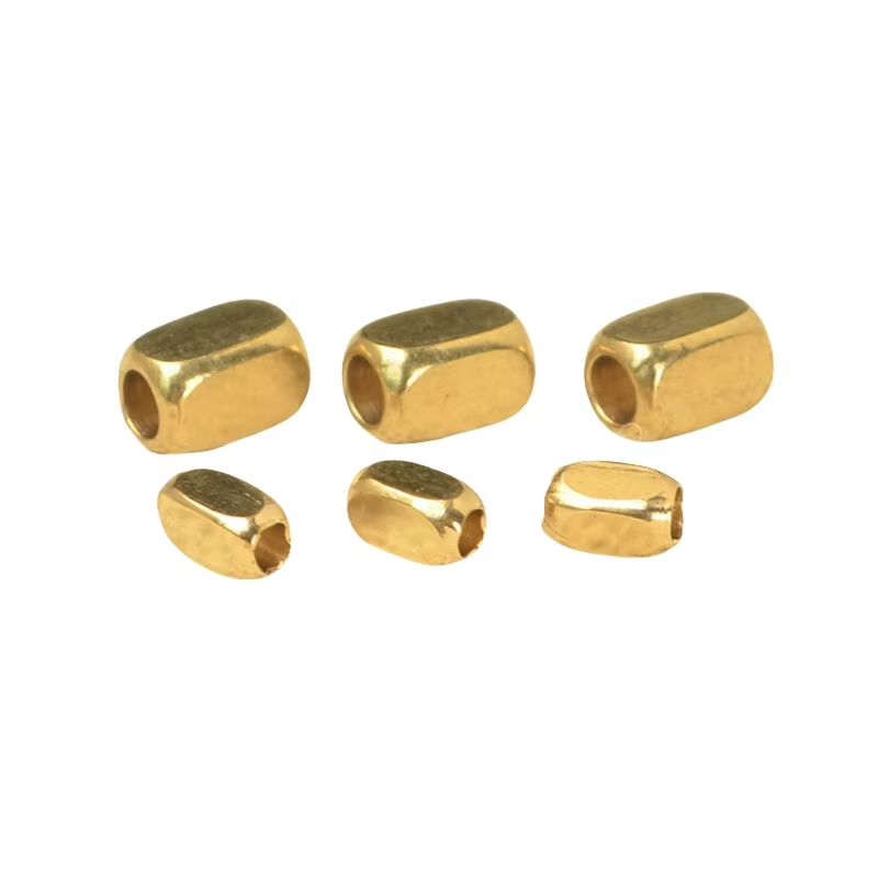 Jewelry Making Raw Materials - BoYuTe (100 Pieces/Lot) Raw Brass Cuboid