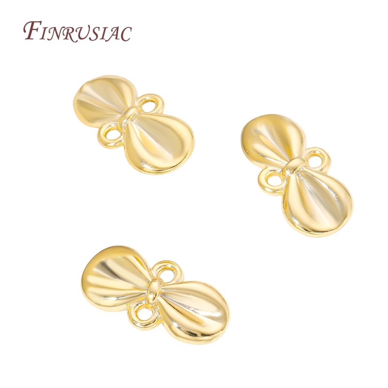 Jewelry Making Knots - 18K Gold Plated Bow Knot Charms,2