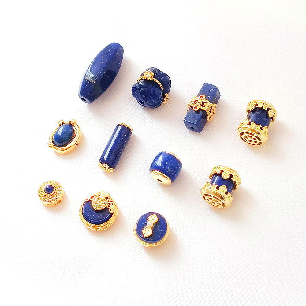 Jewelry Making Raw Materials - Brass Plated with 18K Gold Inlaid