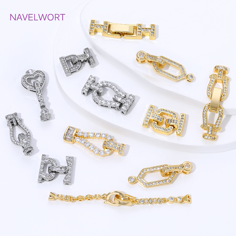 Jewelry Making Accessories - 18K Gold Plated Brass Jewelry Clasps