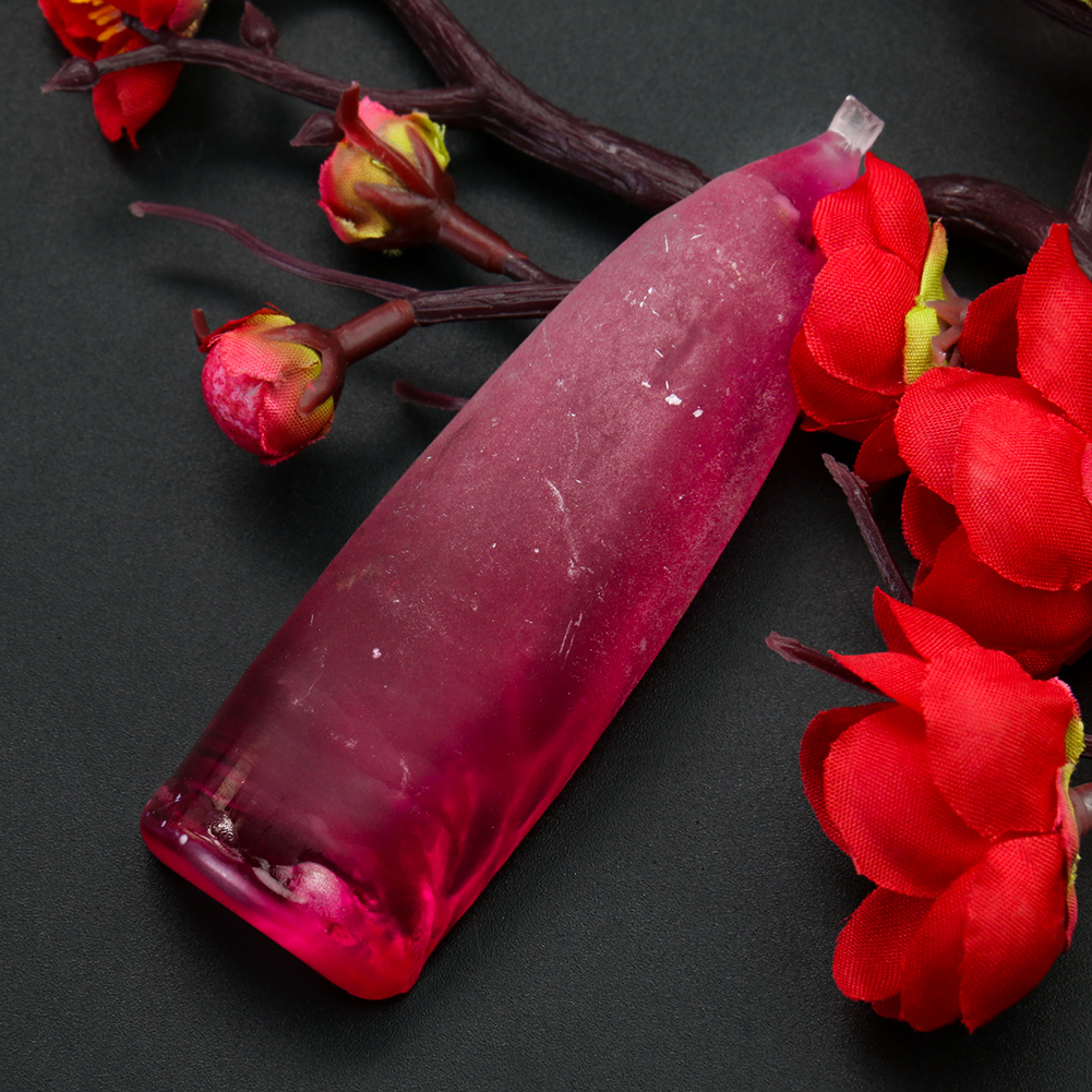 Jewelry Making Raw Materials - Synthetic 3# Red Rose Color Corundum