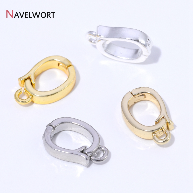Jewelry Making Accessories - 14K/18K Gold Plated Brass Metal Hinged