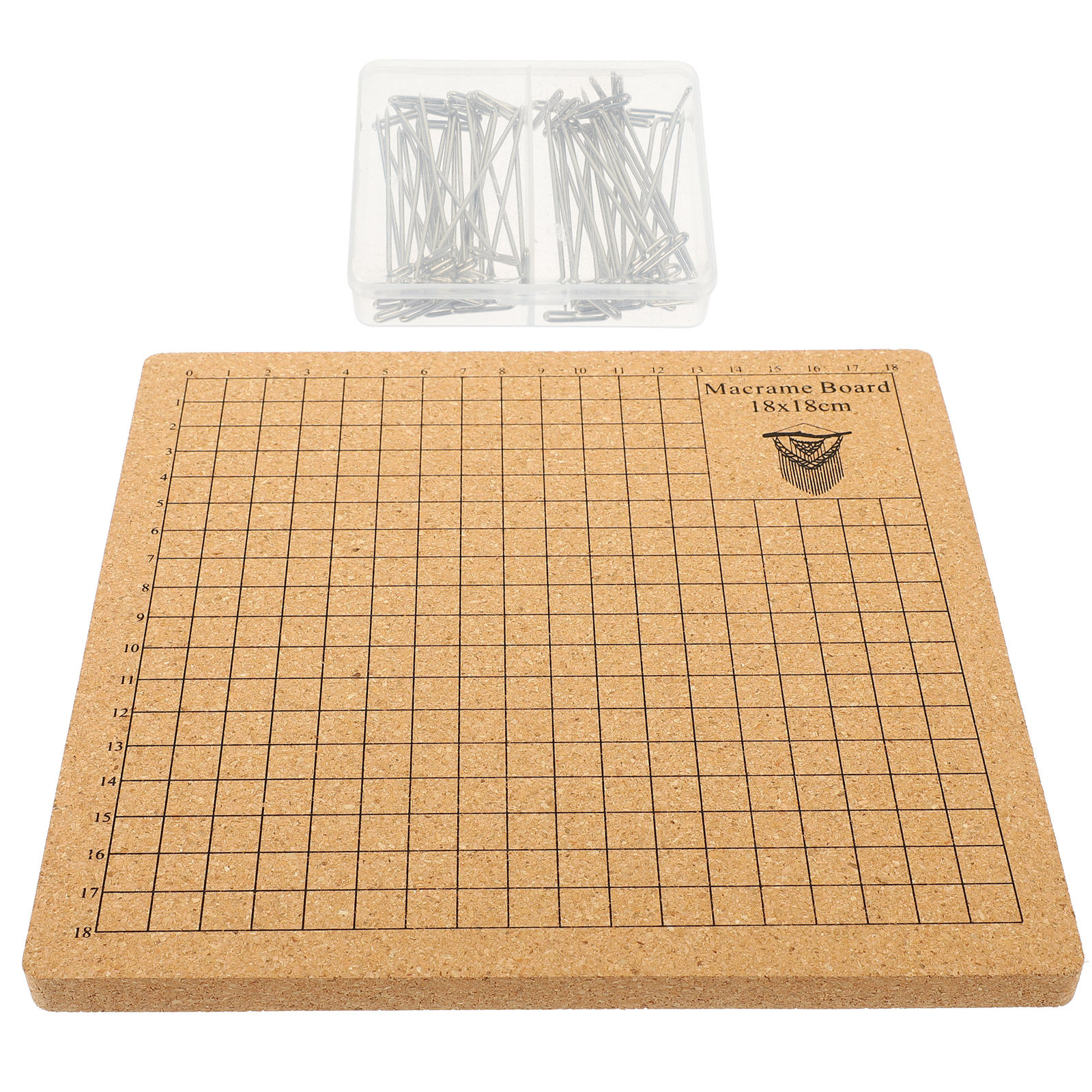 Jewelry Making Knots - 1 Set Cork Macrame Board Grid