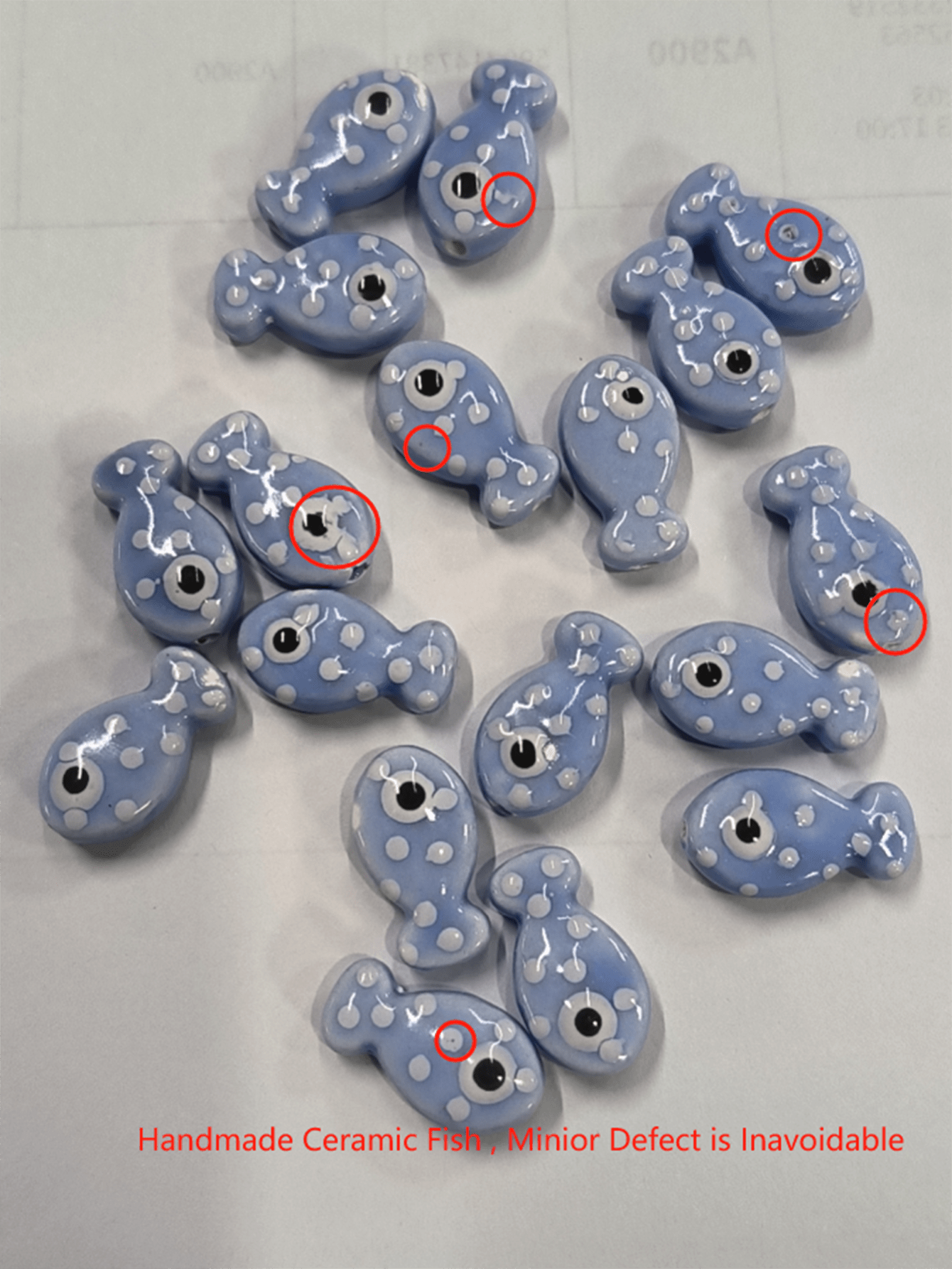 Jewelry Making Party For Adults - Handmade Ceramic Fish Charm Pendant For