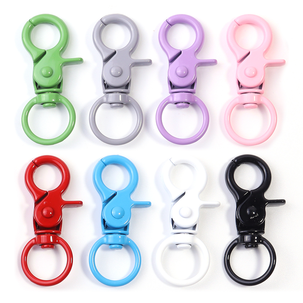 Jewelry Making Necklaces - 5Pcs/Lot Colorful Swivel Lobster Clasp Hooks