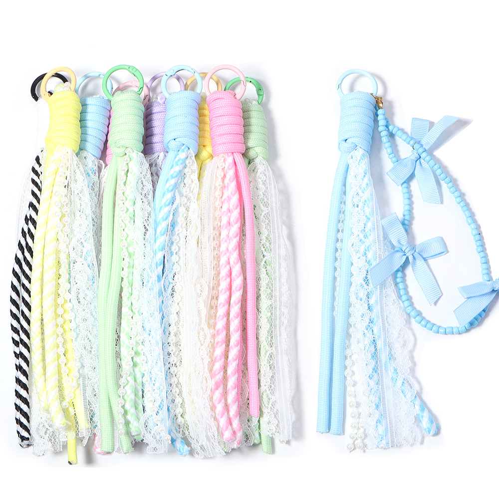 Jewelry Making Knots - 2pcs/lot Sweet Lace Pearl Chain Braided