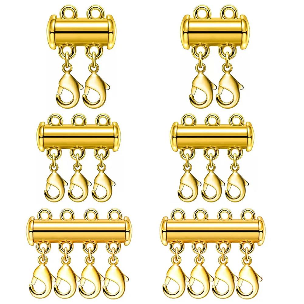 Jewelry Making Necklaces - 2pcs Multi Strand Necklace Layer Lobster