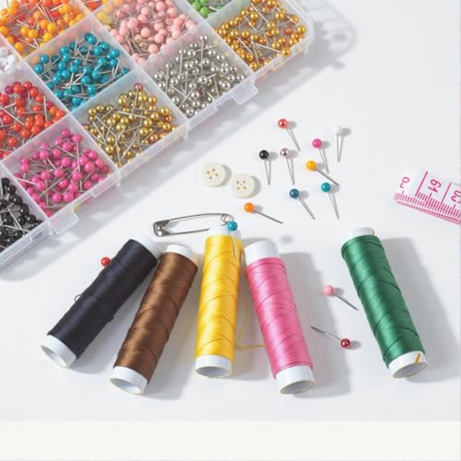 1000 PCS Push Pins Map Tacks,  - Head Pin Assorted recensie en prijs