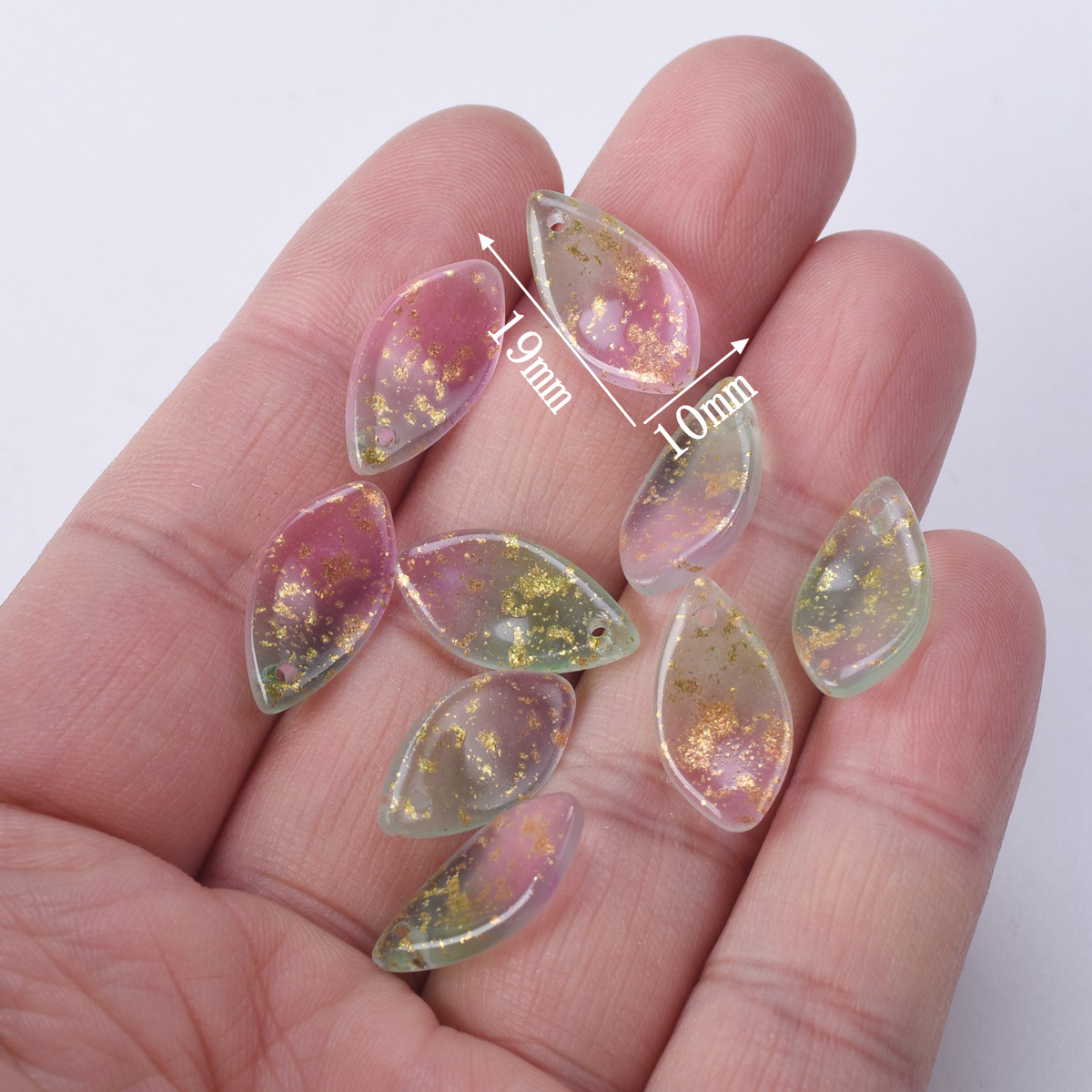 10pcs 19x10mm Flower Petal Sha - Jewelry Making Drill recensie en prijs