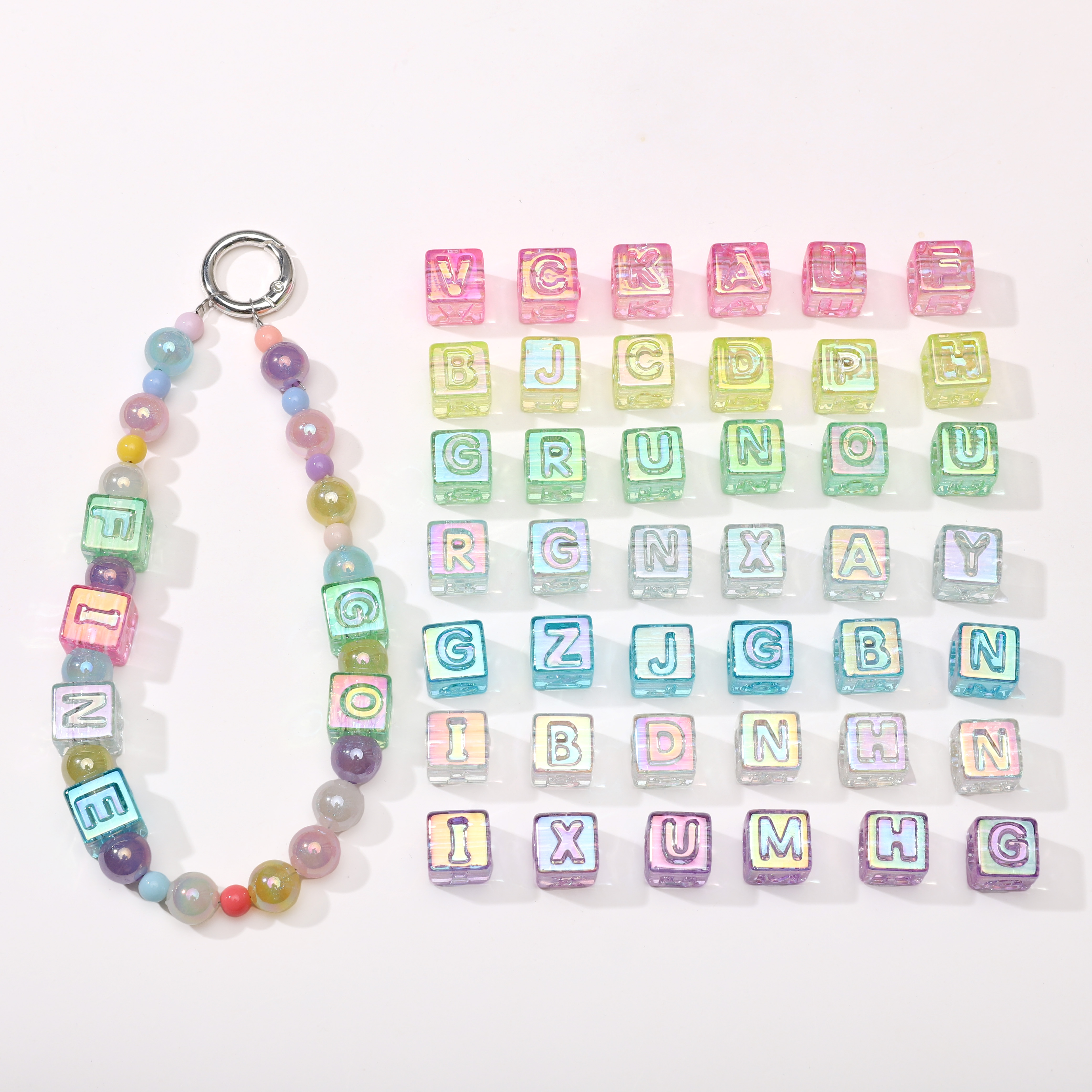 10Pcs beading Colorful Clear L - Jewelry Making For Birthday Party recensie en prijs