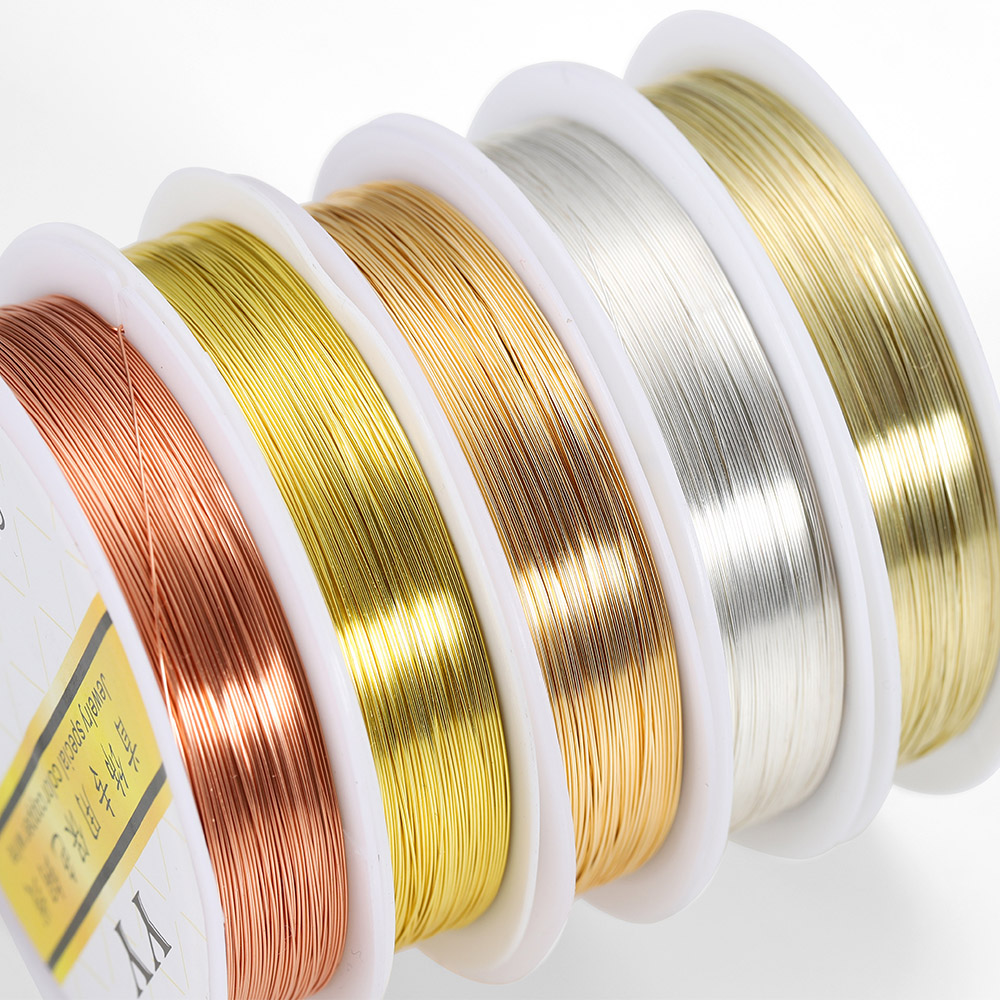 1Roll Gold Color Copper Wire 0 - Jewelry Making With Copper Wire recensie en prijs