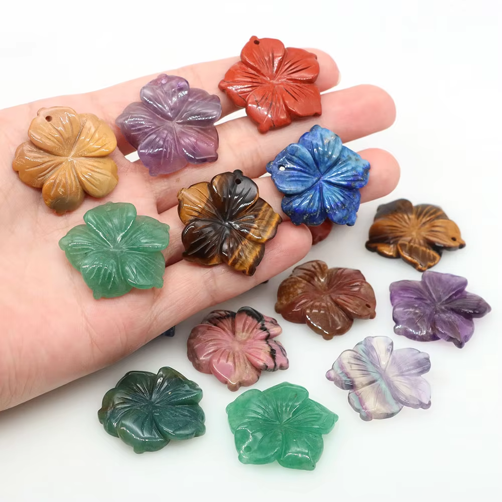 28mm Drilled Peach Blossom Flo - Jewelry Making Drill recensie en prijs