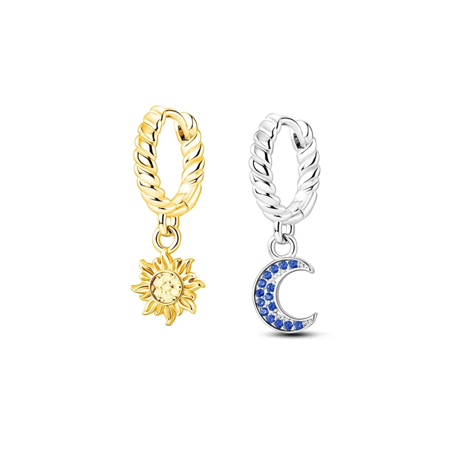 Double Hoop Bow Sun Moon Fit O - Jewelry Making Knots recensie en prijs