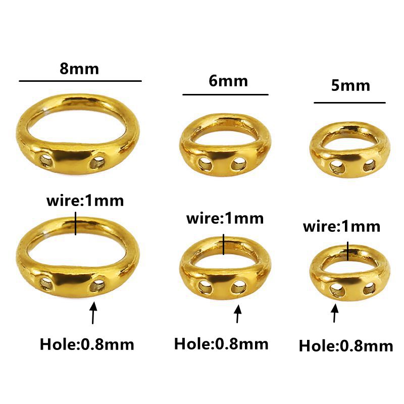 30pcs 5/6/8mm Stainless Steel  - Jewelry Making Necklaces recensie en prijs