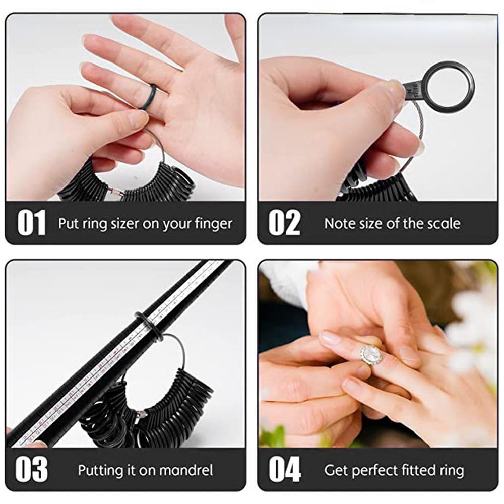 1Set Plastic Ring Sizer Kit -  - Jewelry Making Uk recensie en prijs