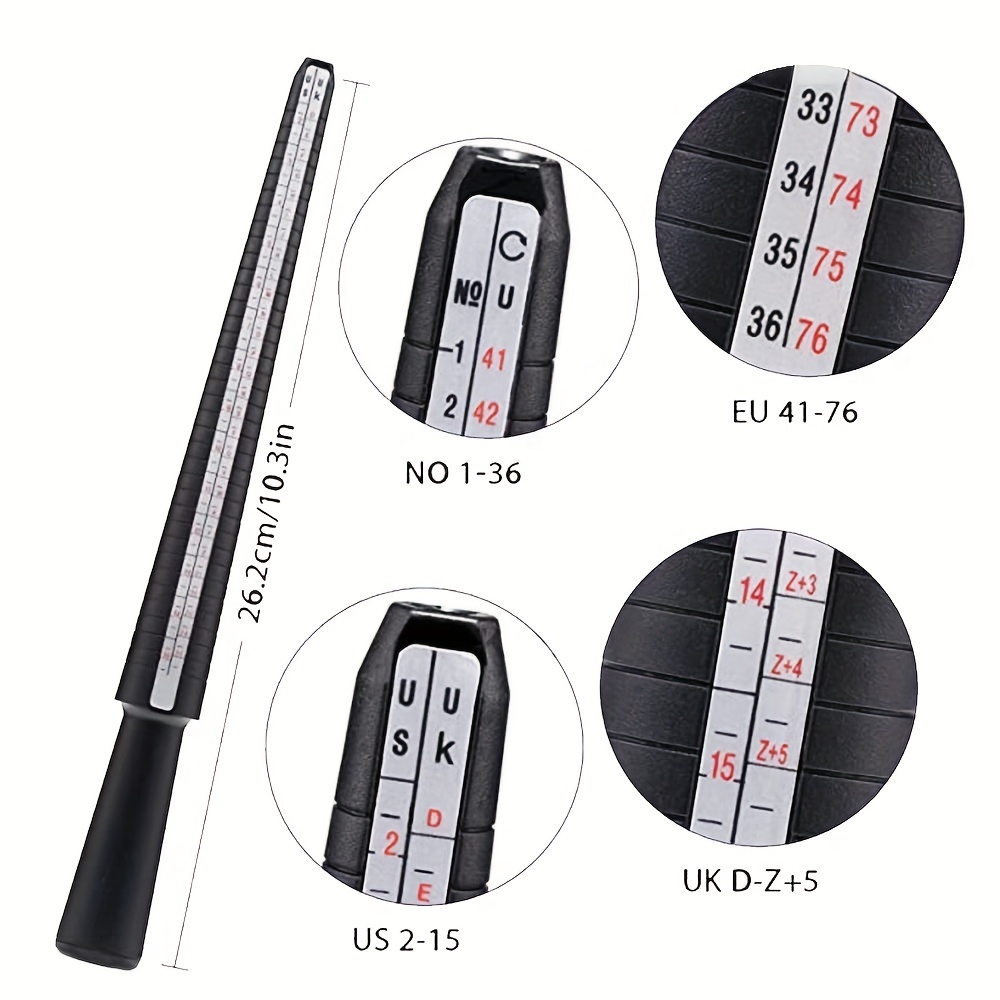 1Set Plastic Ring Sizer Kit -  - Jewelry Making Uk recensie en prijs