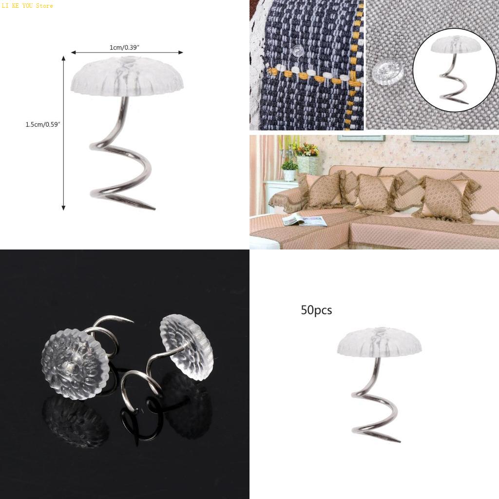 W3JE 50 Pcs Bedskirt Pins Clea - Head Pin Assorted recensie en prijs