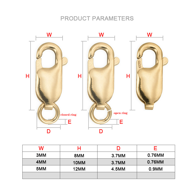 Lobster Clasp 14K Gold Filled  - Jewelry Making Hoops recensie en prijs