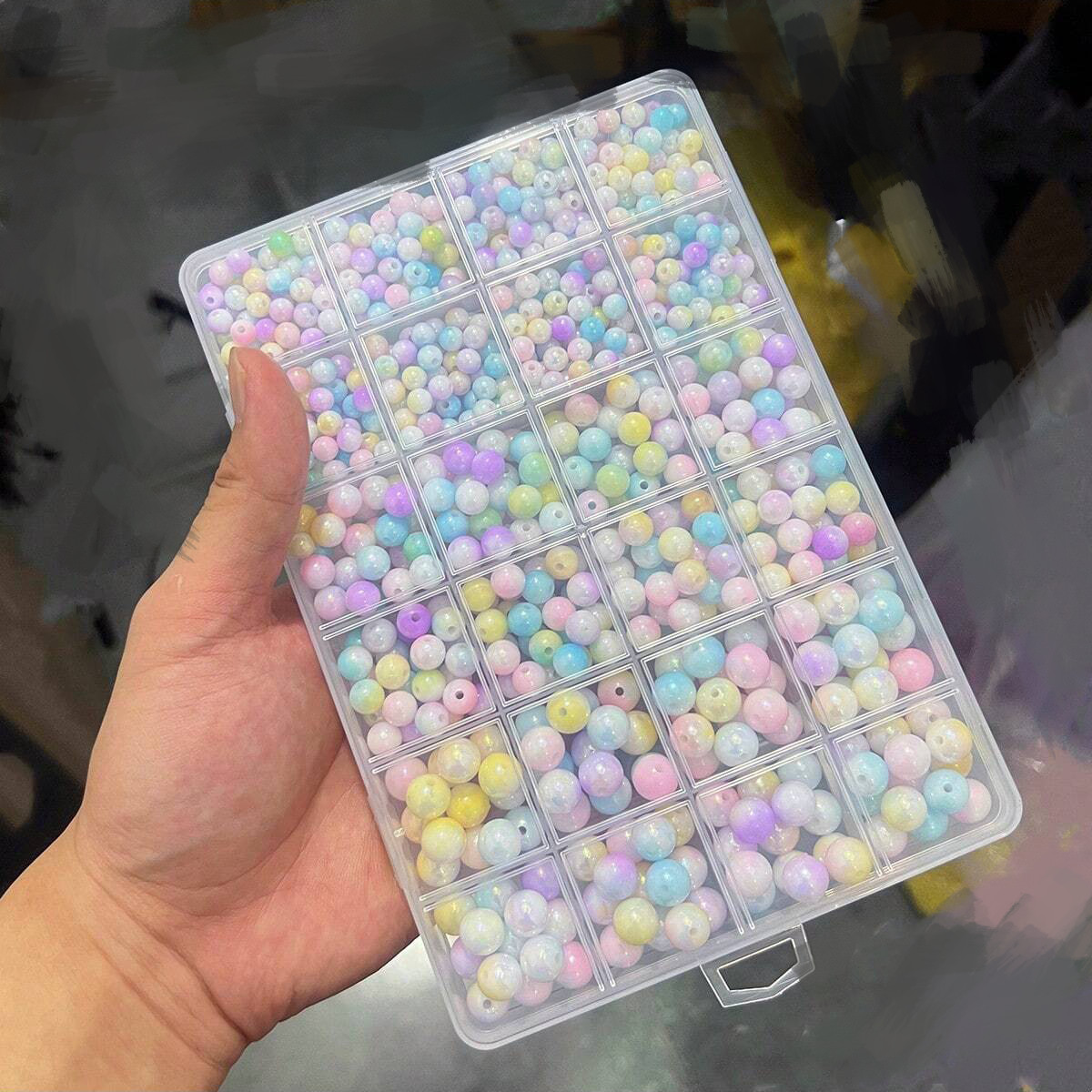 800pcs/24 grid set box 6mm/8mm - Jewelry Making For Birthday Party recensie en prijs