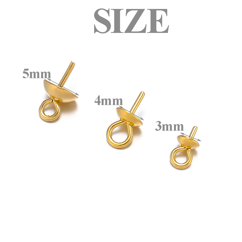50-100pcs Gold Color Stainless - Jewelry Making Rivets recensie en prijs
