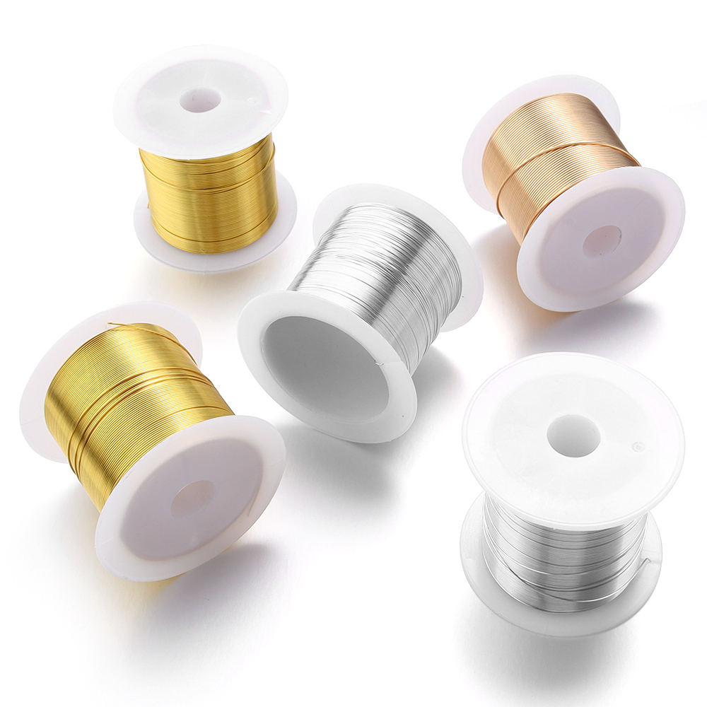 15-100m/Roll Gold Silver Color - Jewelry Making With Copper Wire recensie en prijs