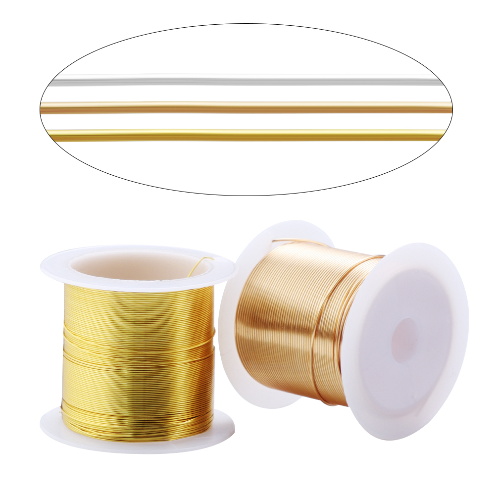 15-100m/Roll Gold Silver Color - Jewelry Making With Copper Wire recensie en prijs