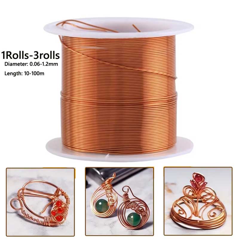 1-3Roll  Soft Copper Wire for  - Jewelry Making With Copper Wire recensie en prijs