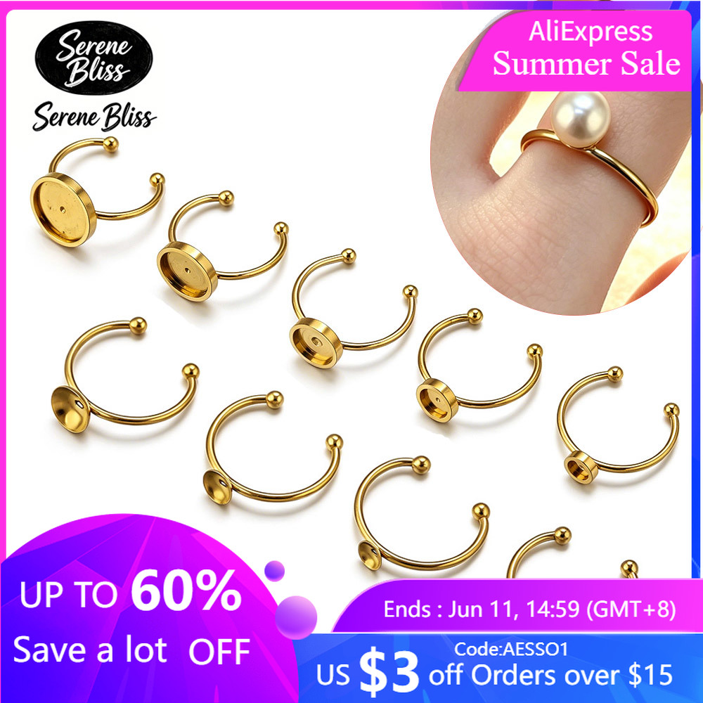 10pcs Stainless Steel Round Ad - Jewelry Making Stones recensie en prijs