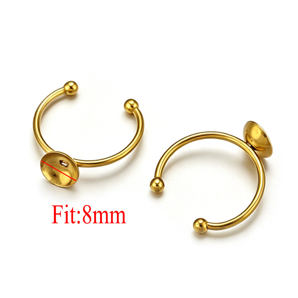 10pcs Stainless Steel Round Ad - Jewelry Making Stones recensie en prijs
