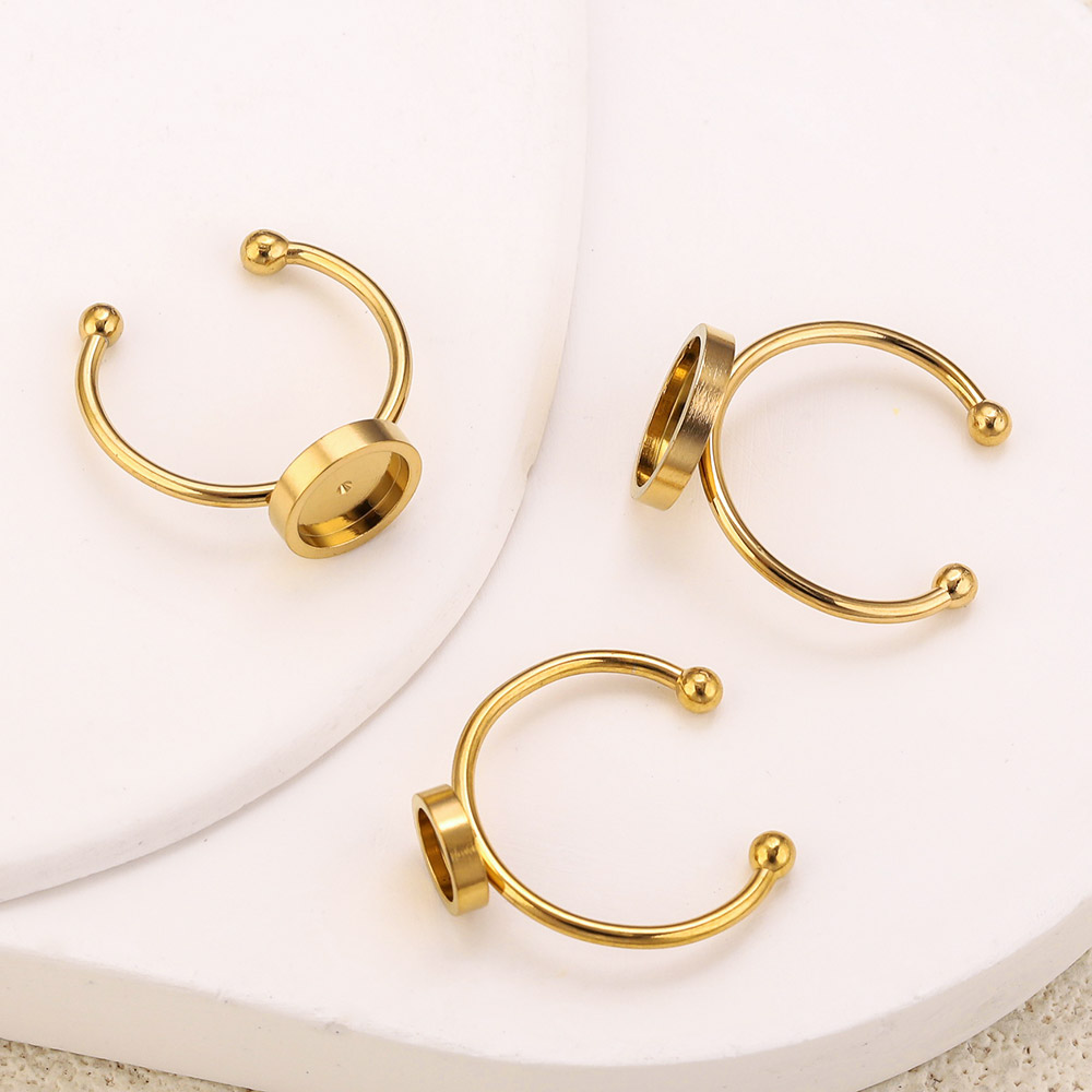 10pcs Stainless Steel Round Ad - Jewelry Making Stones recensie en prijs