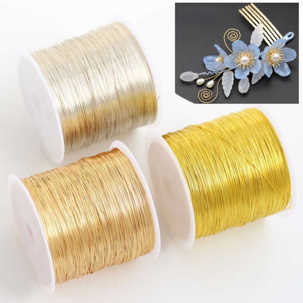 100m/roll Gold Plated Color Pr - Jewelry Making With Copper Wire recensie en prijs