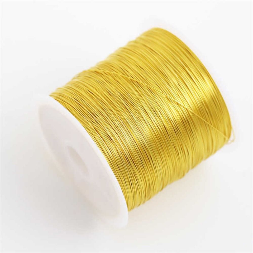 100m/roll Gold Plated Color Pr - Jewelry Making With Copper Wire recensie en prijs