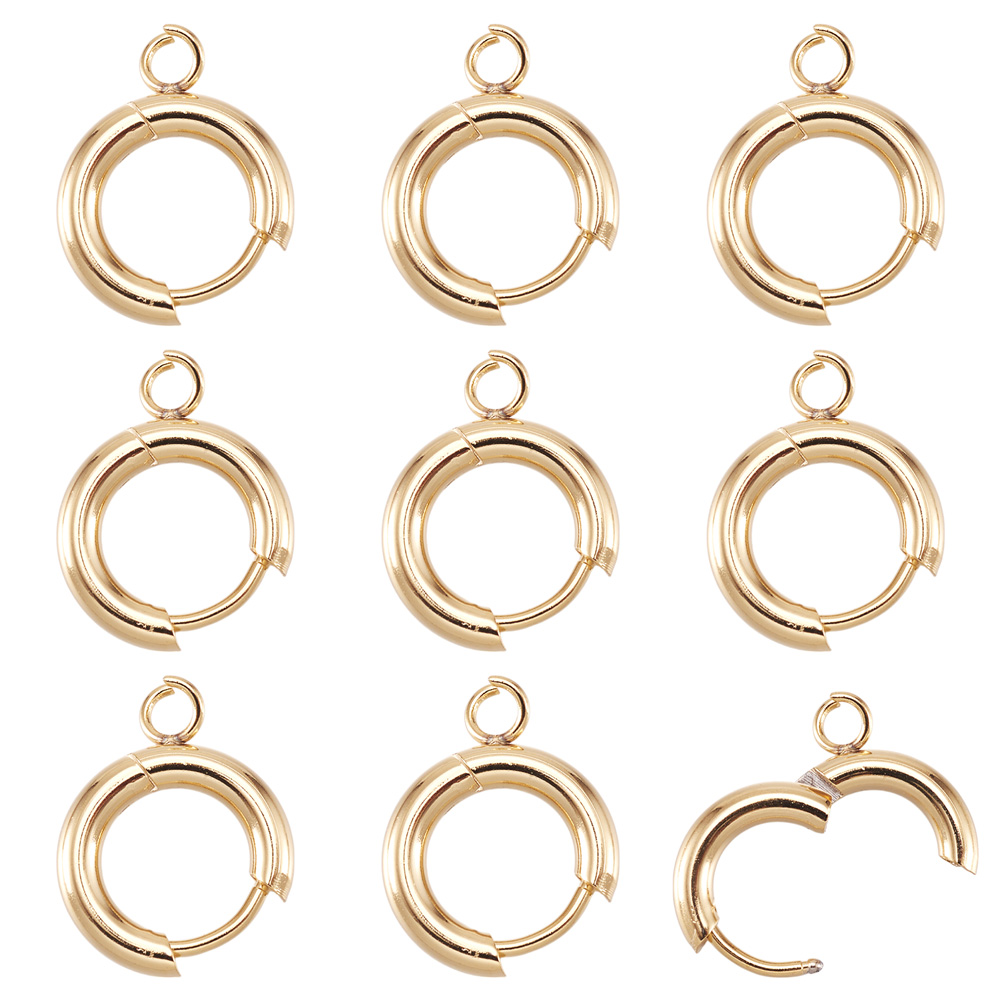 10pcs 201 Stainless Steel Hugg - Jewelry Making Hoops recensie en prijs