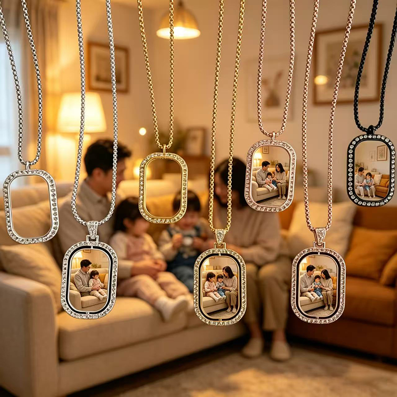 Personalized Custom Rectangula - Jewelry Making Necklaces recensie en prijs