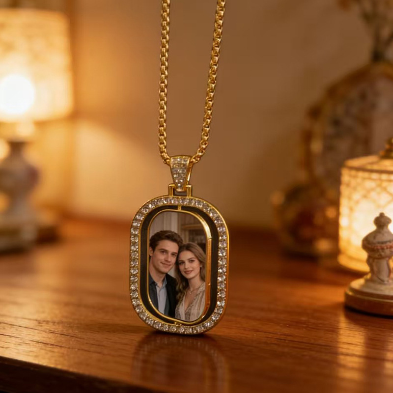 Personalized Custom Rectangula - Jewelry Making Necklaces recensie en prijs