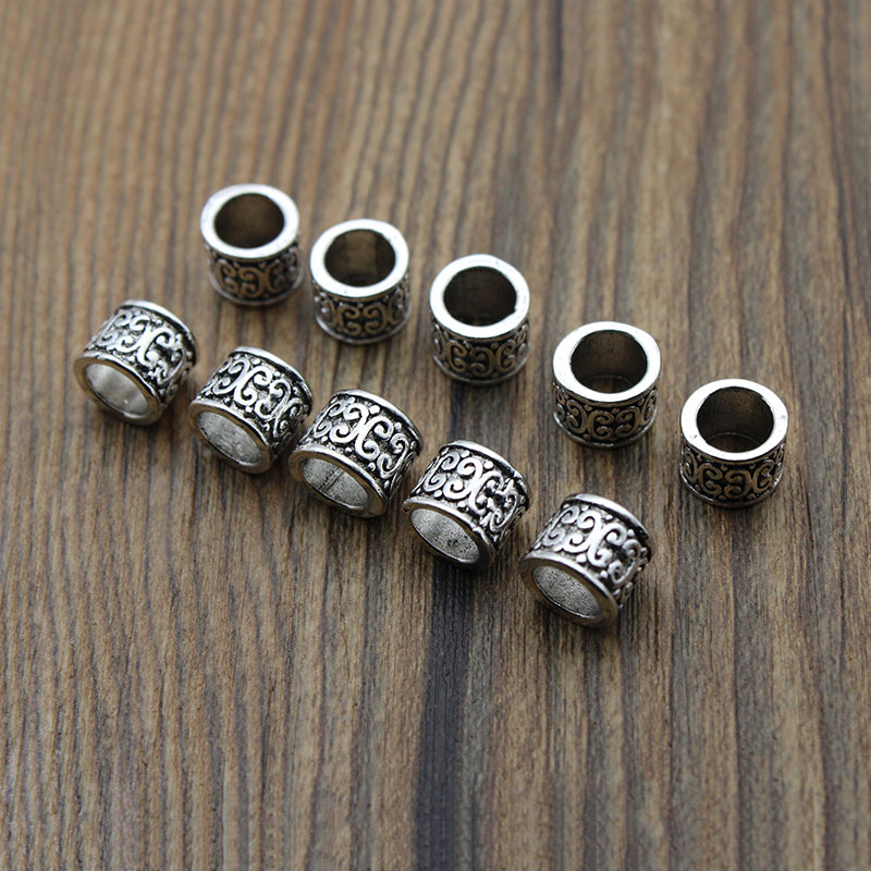 20pcs Metal Large Hole 6mm/Tib - Jewelry Making Silver recensie en prijs