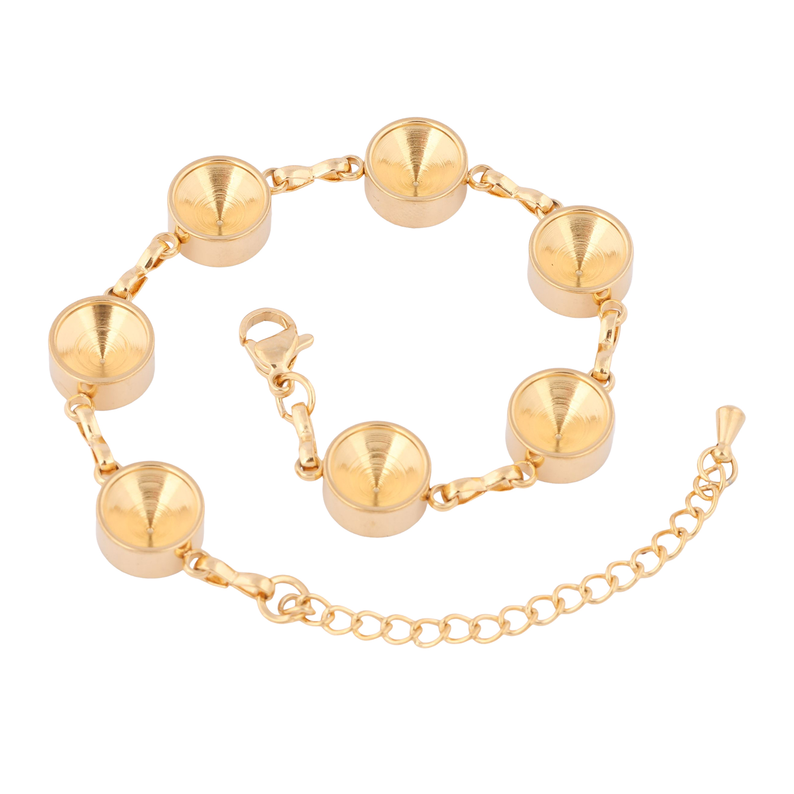 2pcs Stainless Steel Gold Plat - Jewelry Making Stones recensie en prijs