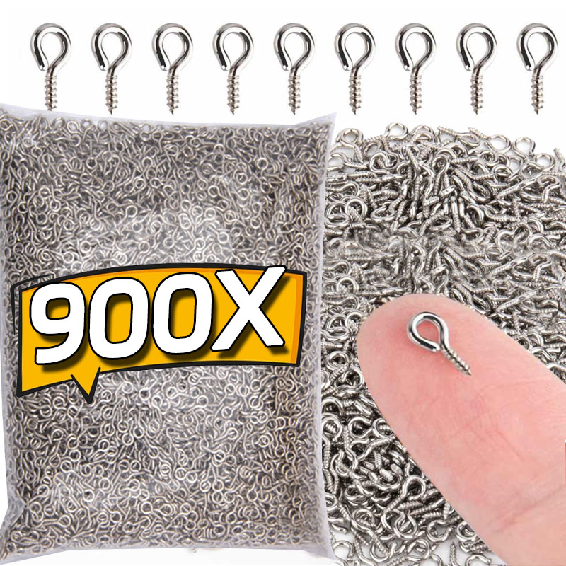 8/10mm Mini Screw Eye Pins Met - Jewelry Making Rivets recensie en prijs