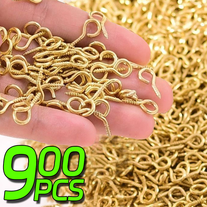 8/10mm Mini Screw Eye Pins Met - Jewelry Making Rivets recensie en prijs