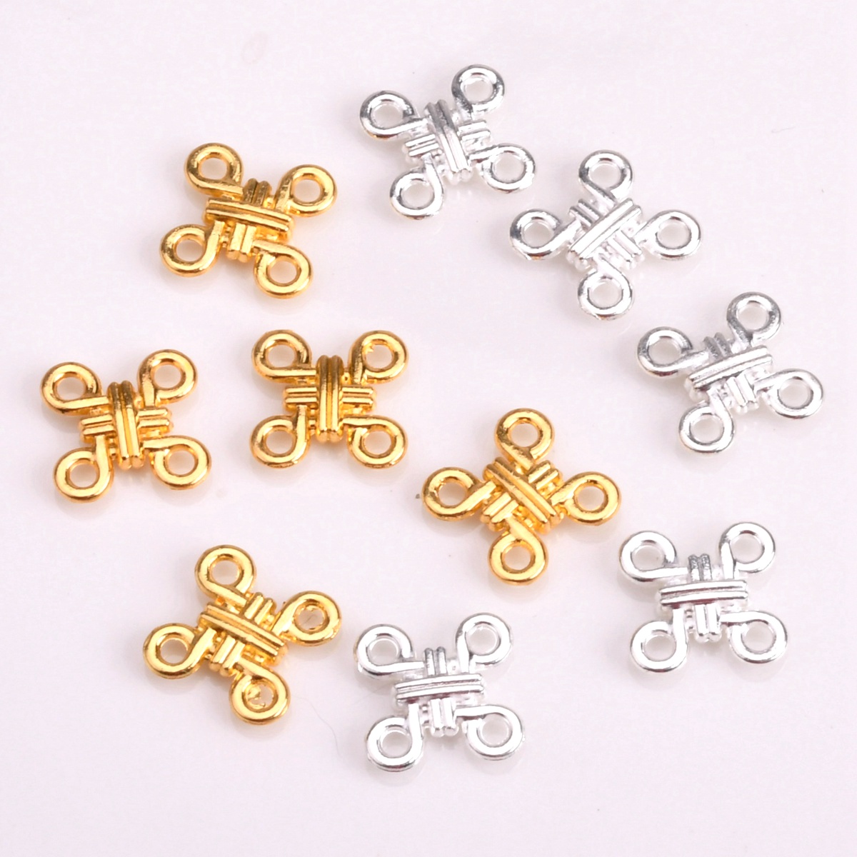 20pcs Cross Knot Shape 12mm Pl - Jewelry Making Knots recensie en prijs