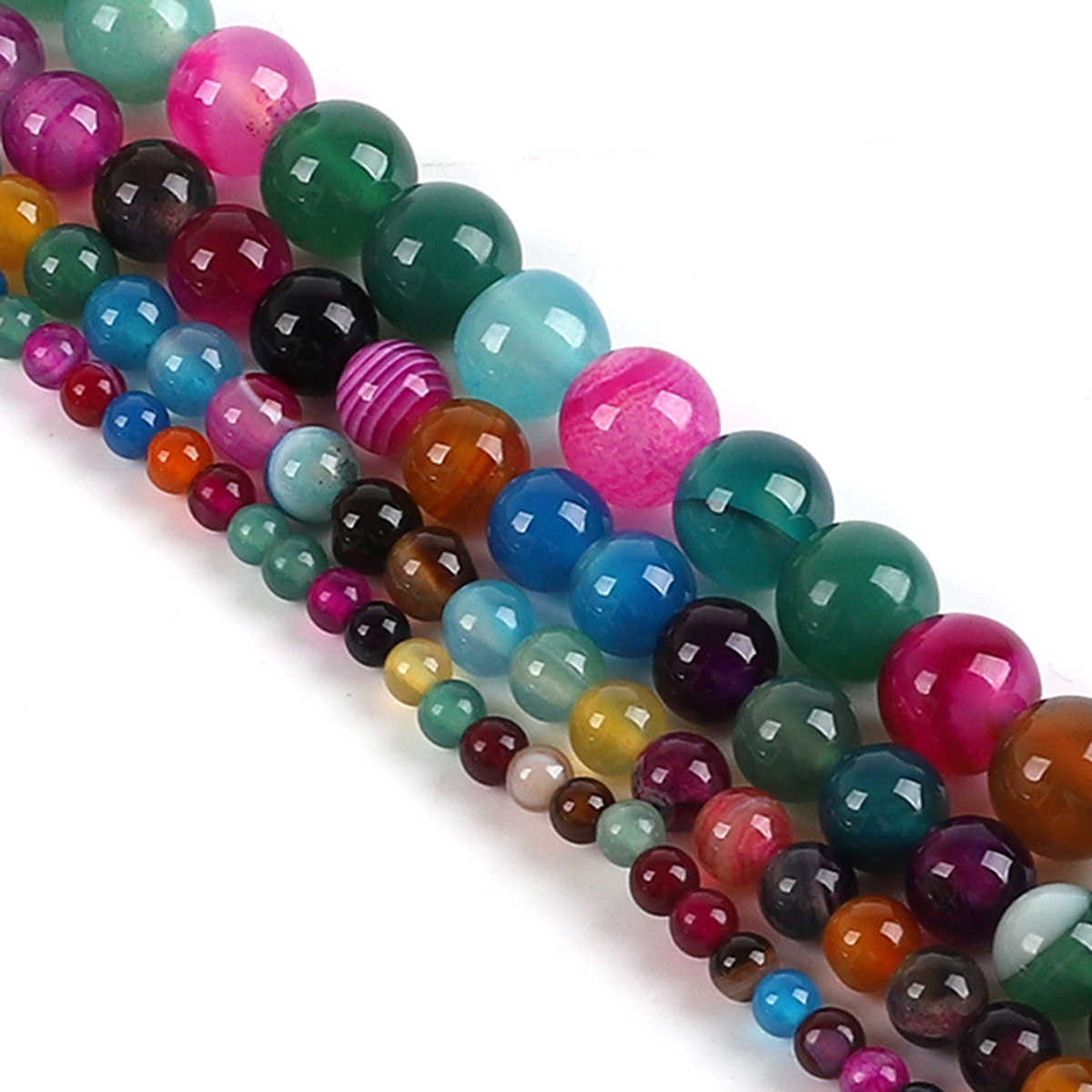 Natural Agate Stone Beads Colo - Jewelry Making Stones recensie en prijs