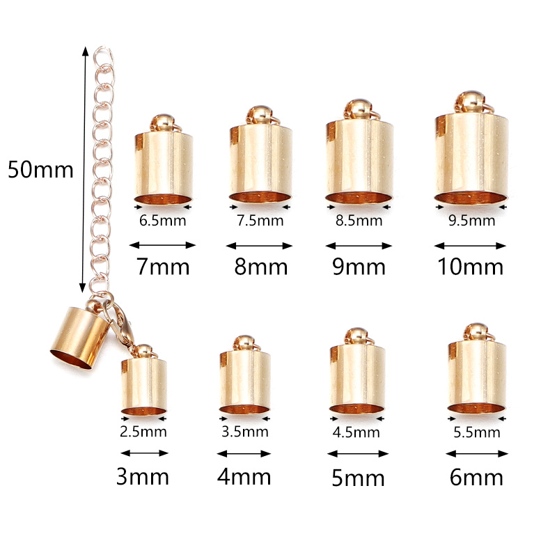 10Sets Leather Cord End Caps W - Jewelry Making Necklaces recensie en prijs