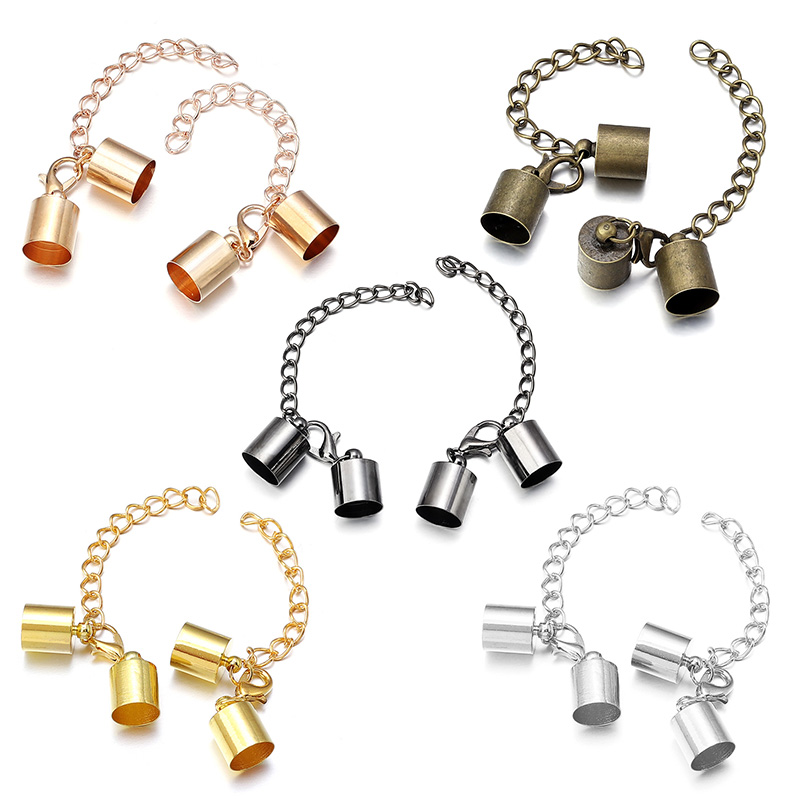 10Sets Leather Cord End Caps W - Jewelry Making Necklaces recensie en prijs