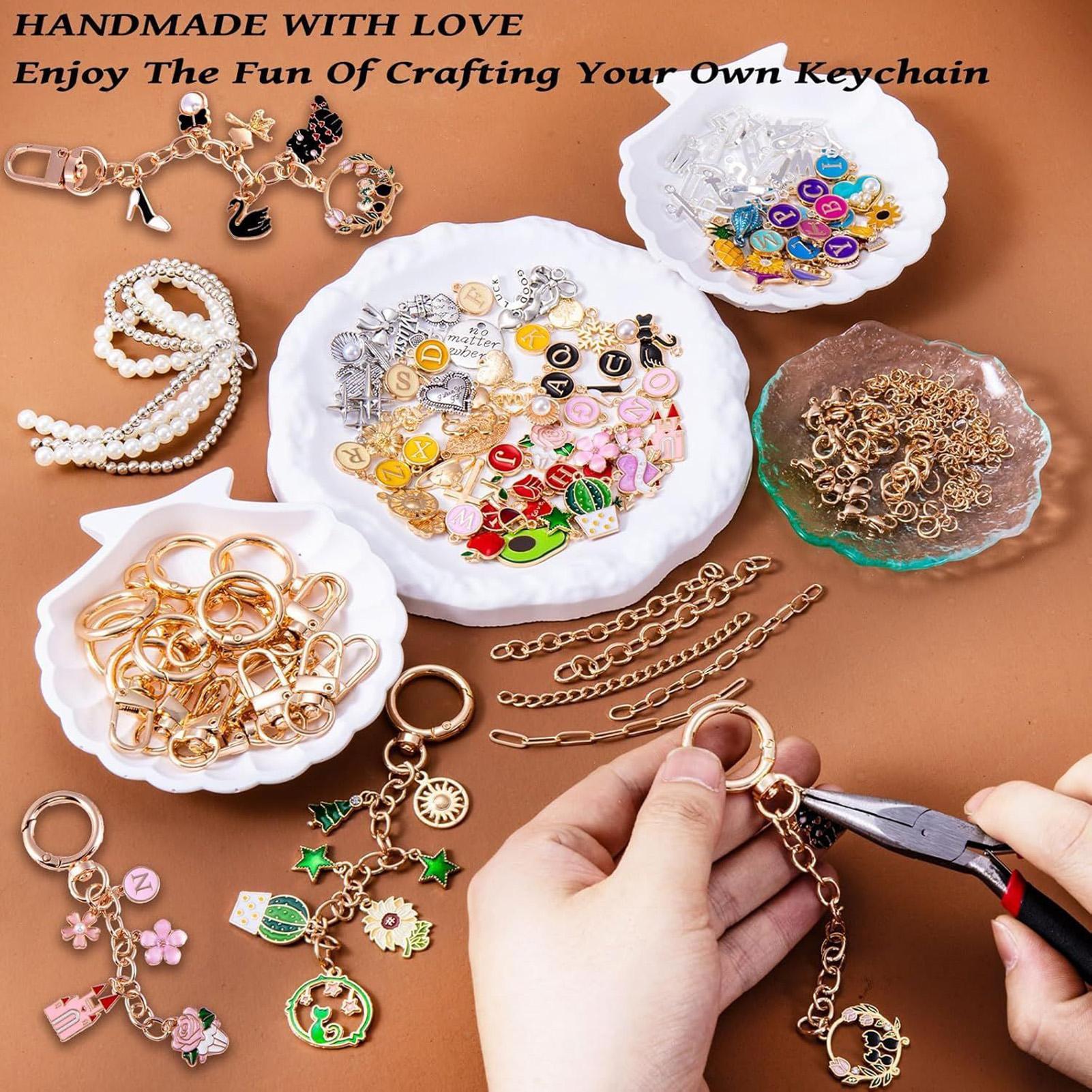 325 Pieces Bag Charm Keychain  - Jewelry Making Party For Adults recensie en prijs