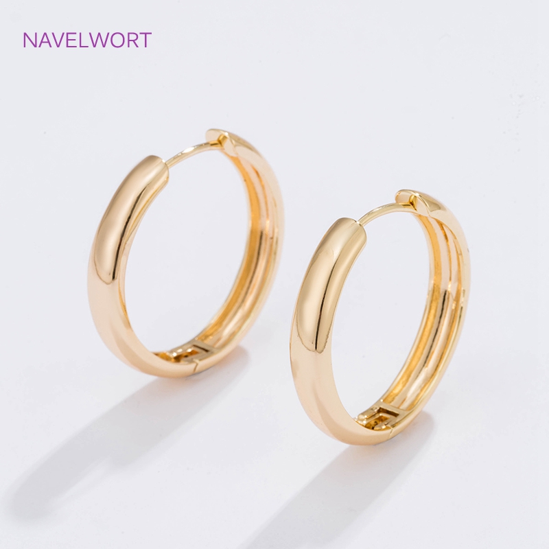 6 Sizes Gold Plated Circle Hoo - Jewelry Making Hoops recensie en prijs