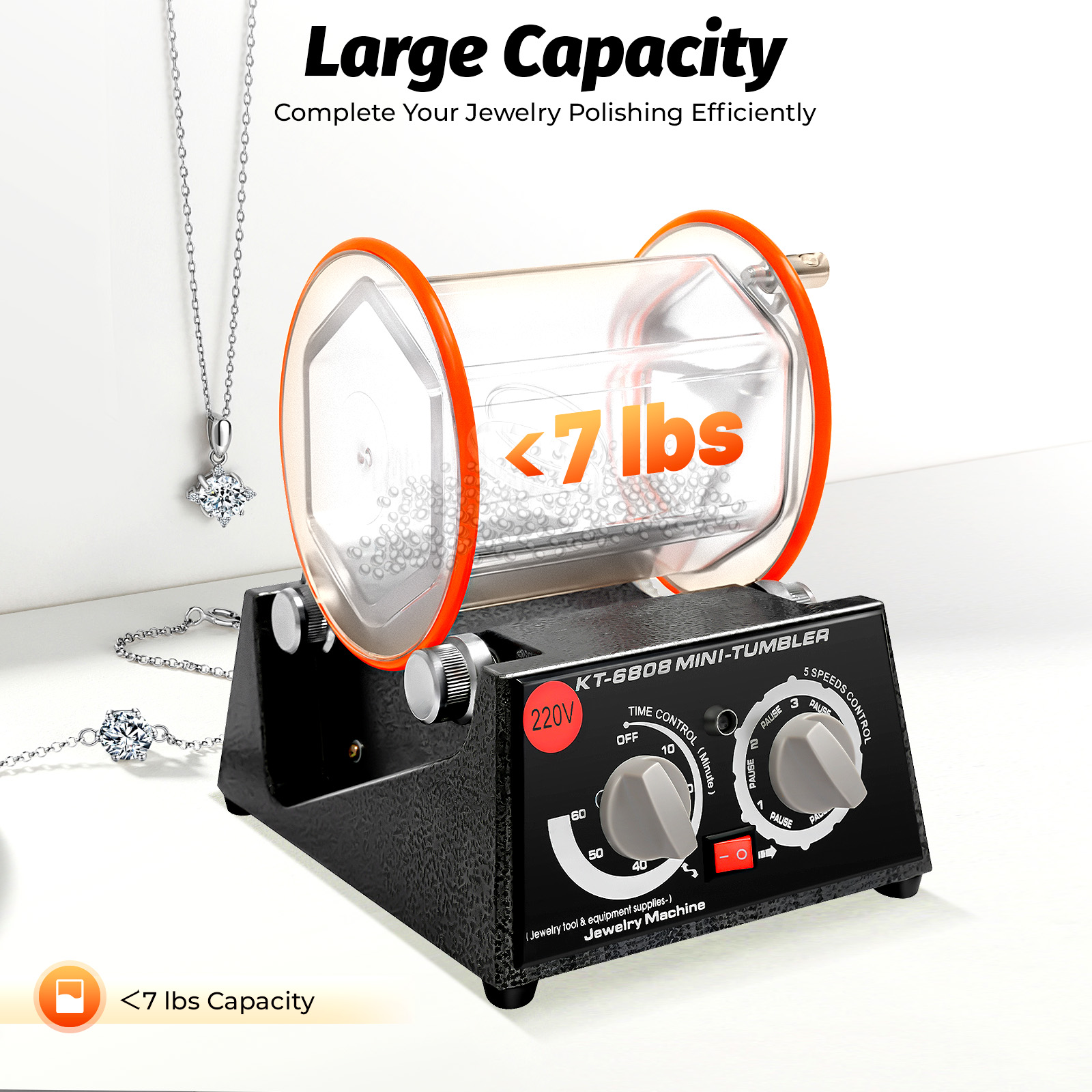 5 Gears Electric Polisher, 60W - Jewelry Making Uk recensie en prijs
