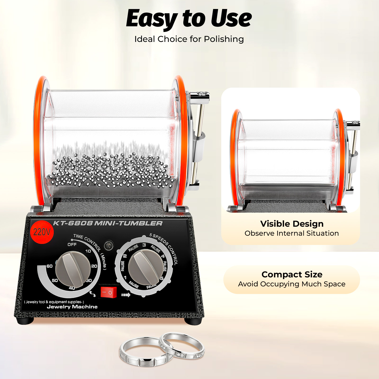 5 Gears Electric Polisher, 60W - Jewelry Making Uk recensie en prijs