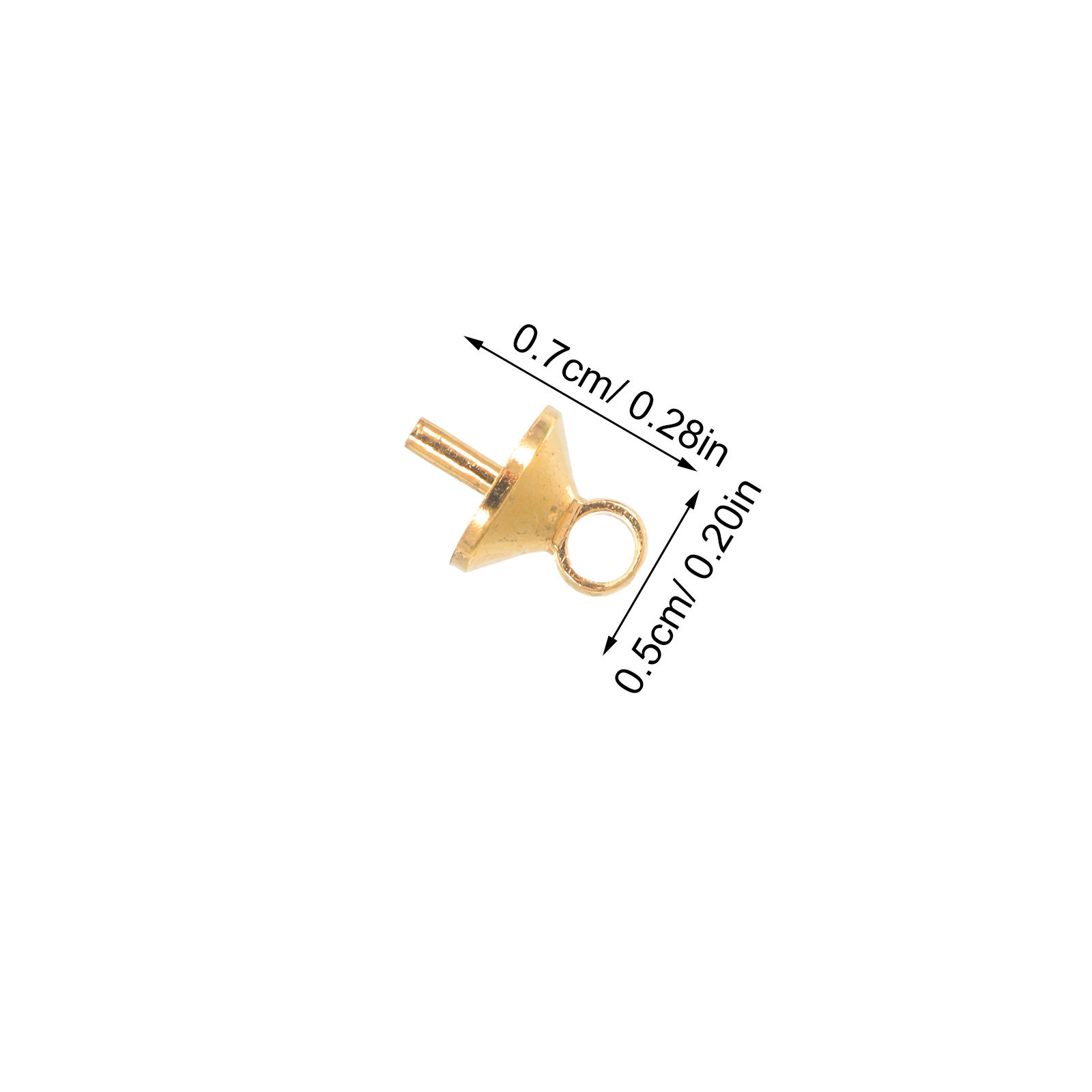 100Pcs Pure Copper Half-Drille - Jewelry Making Drill recensie en prijs