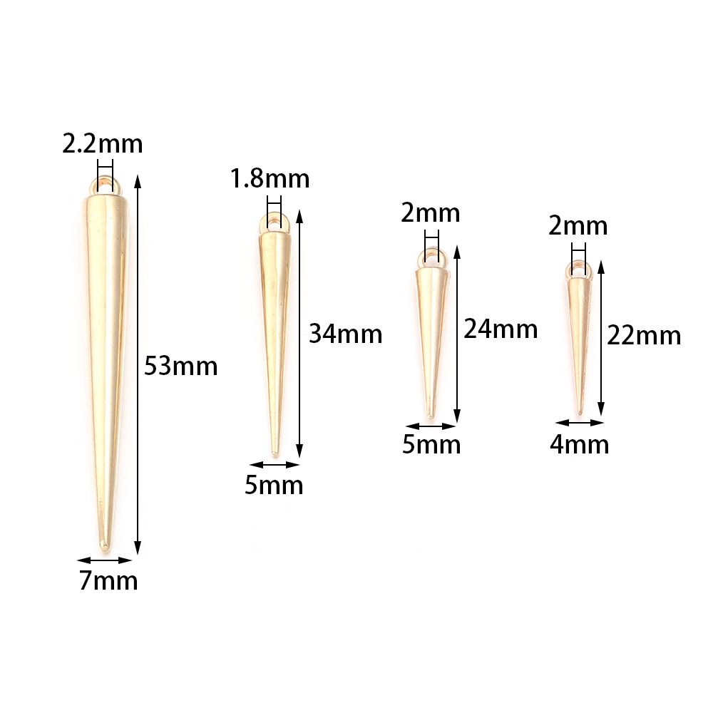 50-200pcs/lot CCB Plastic Cone - Jewelry Making Knots recensie en prijs